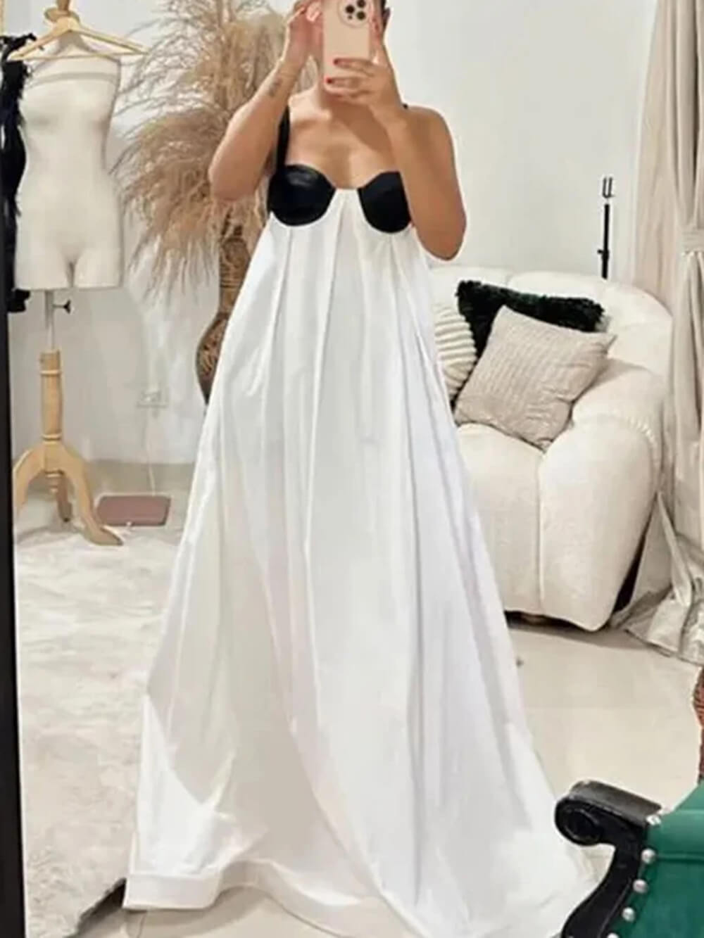 Exquisite Summer Sleeveless Backless Lace Up Maxi Dress