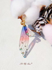 Butterfly Wing Asymmetrical Earring Crystal Diamond Earring