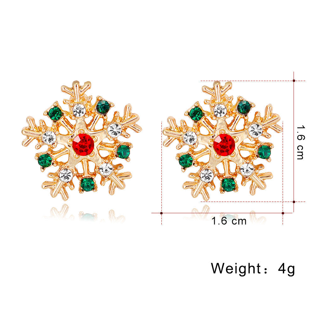 Christmas Snowflake Earrings