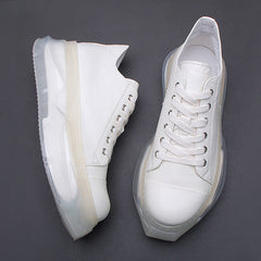 Chunky Sneakers with European Clear Sole Style