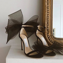 Big Bow Sandals Inspired by Jimmy Choo "Aveline"