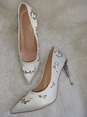 Clearance -  Rhinestone Wedding Pumps