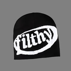 Aesthetic Wool Knit Filthy Beanie Hat