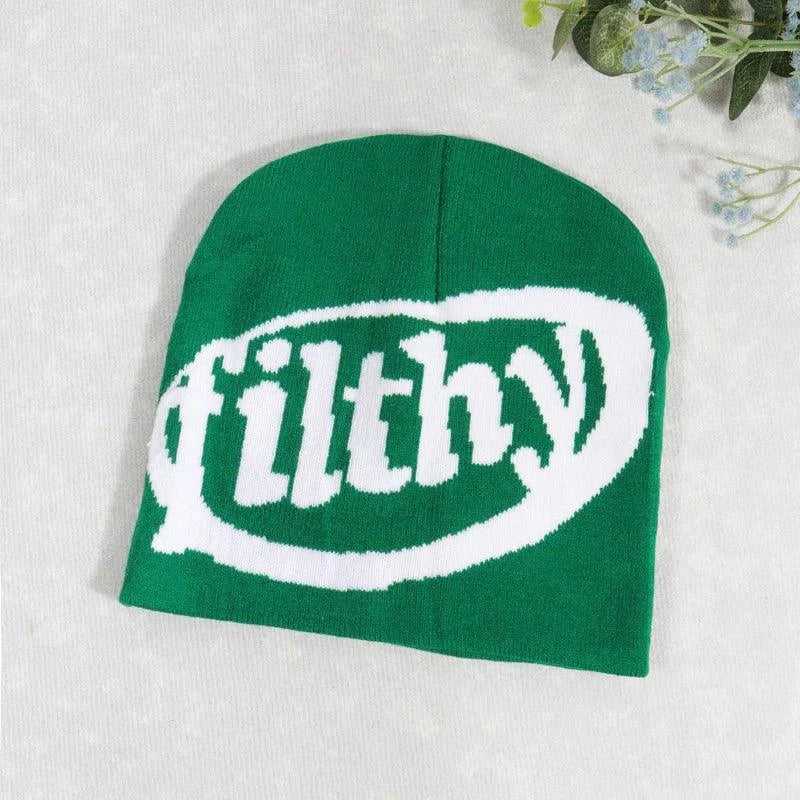 Aesthetic Wool Knit Filthy Beanie Hat