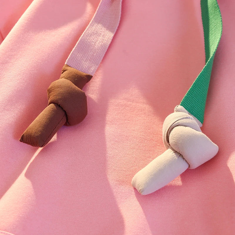 Blissful Pastel Pink Hoodie: Women's Soft Comfort Collection