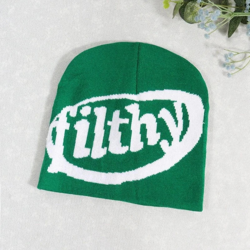 Aesthetic Wool Knit Filthy Beanie Hat