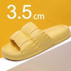 3.5 cm Platform Single Strap Indoor Slide Shoes for Women