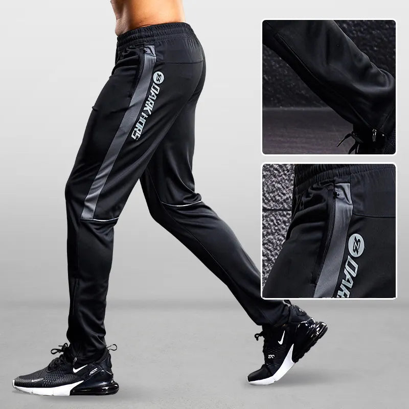 Men's Zipper Pocket Sport Pants: Running and Fitness