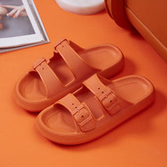 Two Strap Cloud Slippers Pillow Sandals for Women