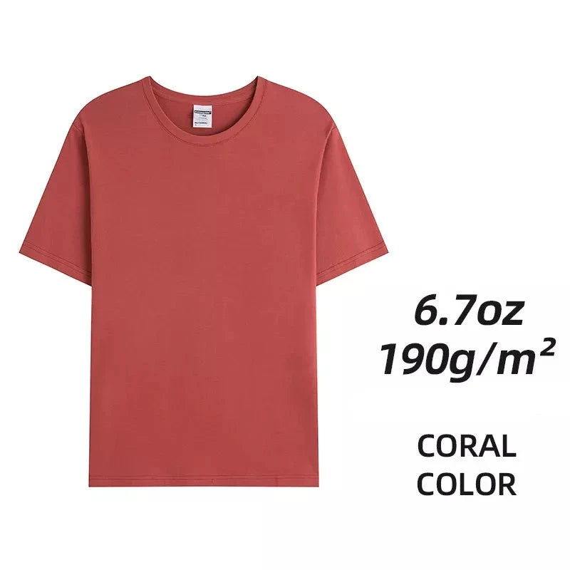 Unisex Combed Cotton T Shirt - Solid