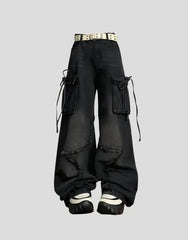 Baggy Pants - Gothic Women's Cargo Jeans