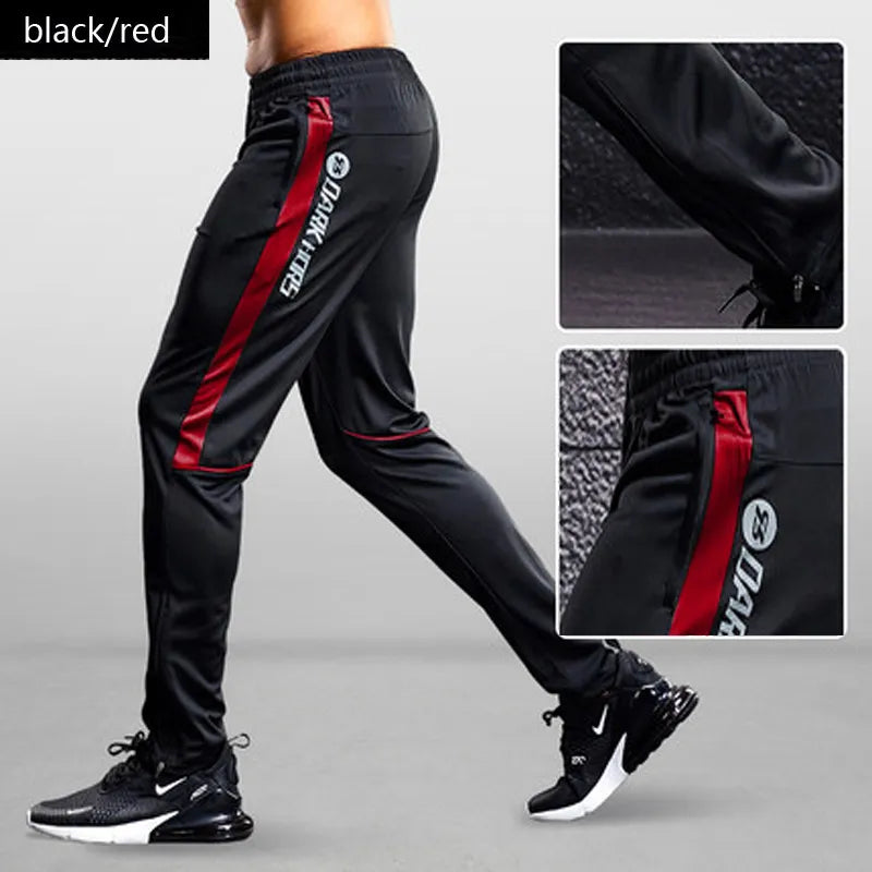 Men's Zipper Pocket Sport Pants: Running and Fitness