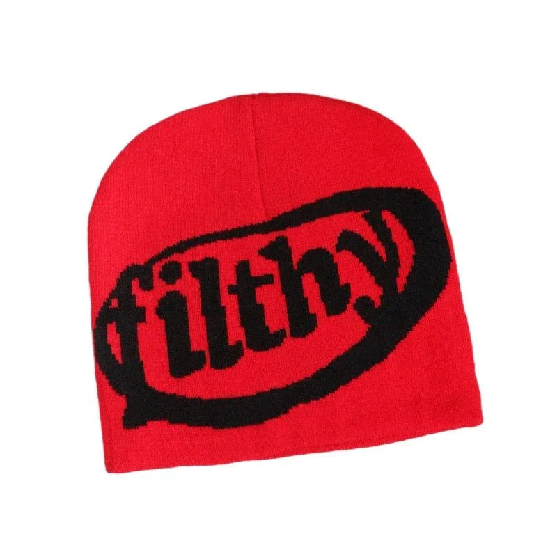 Aesthetic Wool Knit Filthy Beanie Hat