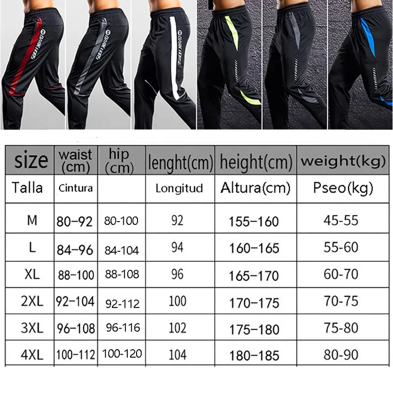 Men's Zipper Pocket Sport Pants: Running and Fitness