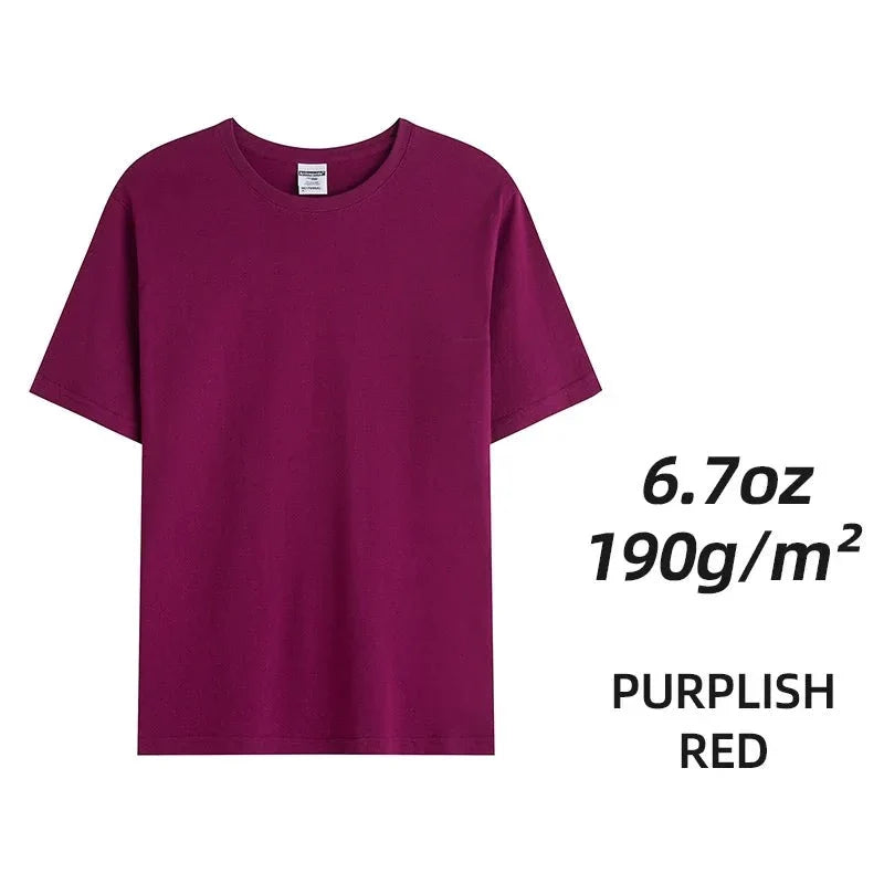 Unisex Combed Cotton T Shirt - Solid