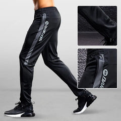 Men's Zipper Pocket Sport Pants: Running and Fitness