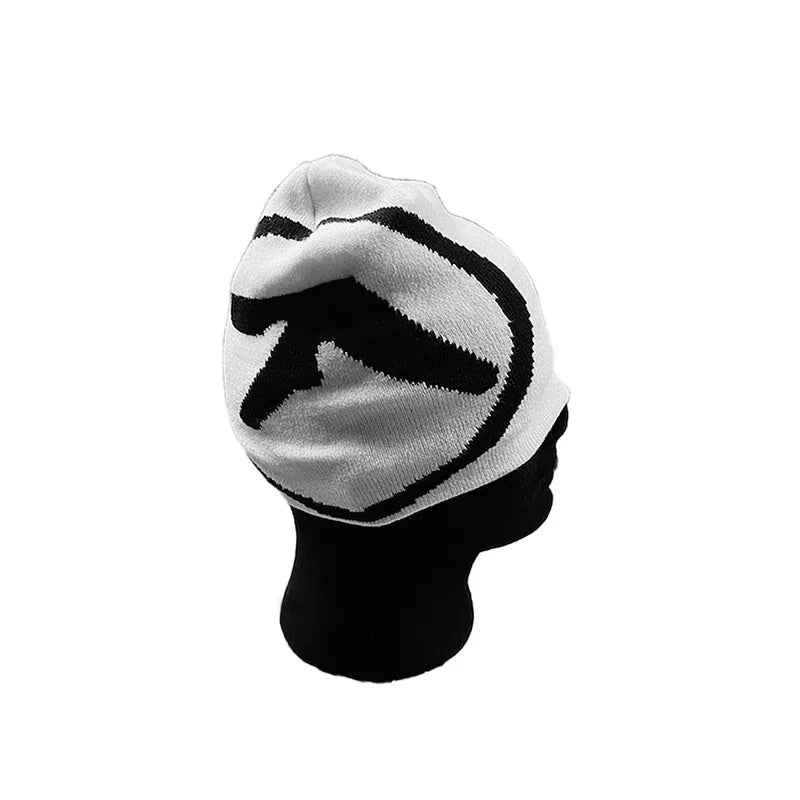 Y2K Knitted Beanies - Aphex Twin Streetwear