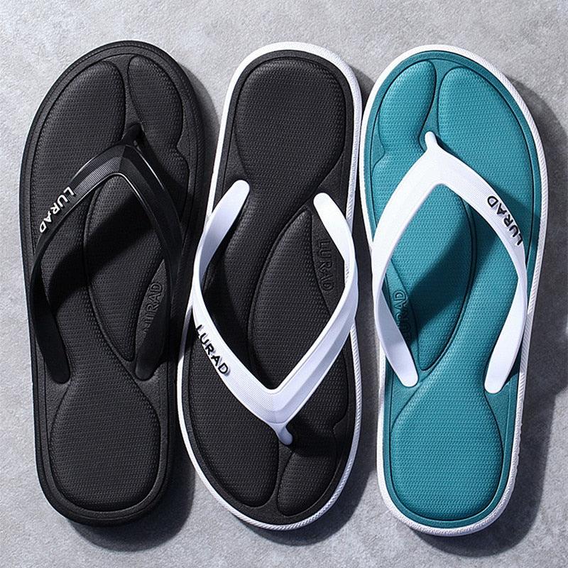 3D Memory Foam Flip Flops for Men