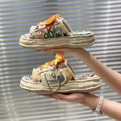 Cute Platform Slippers for Teens