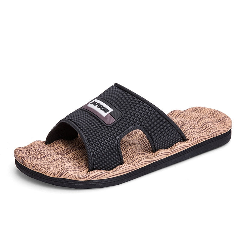 Comfortable Hollow Beach Slides for Men