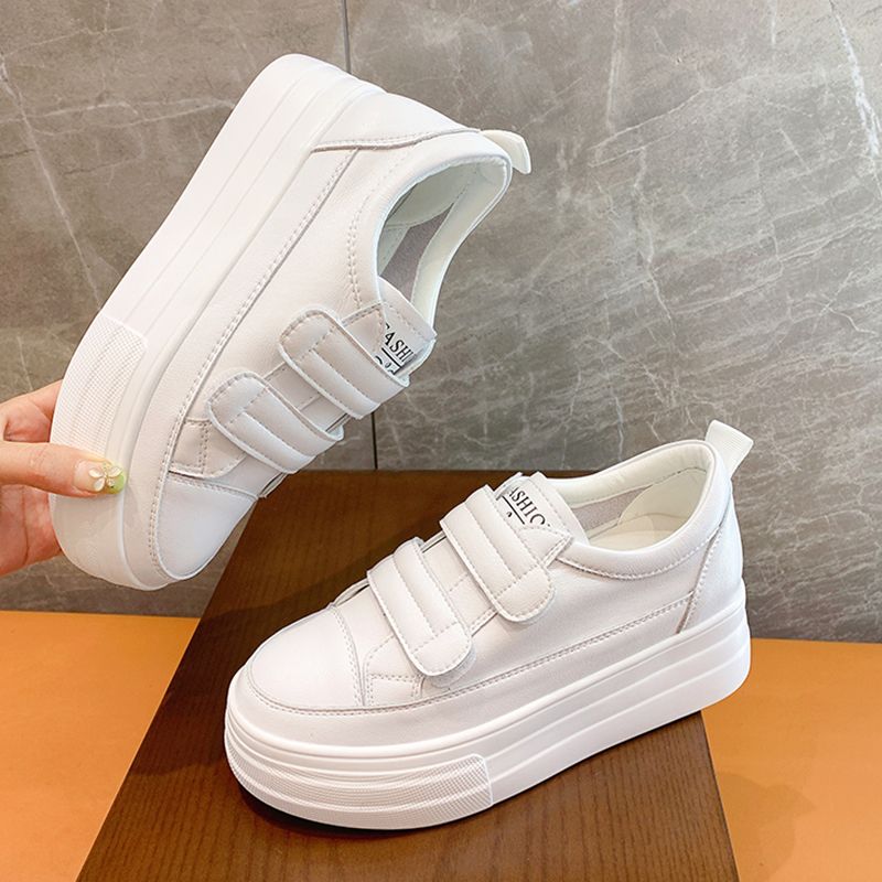 5cm Leather Platform Sneakers for Women