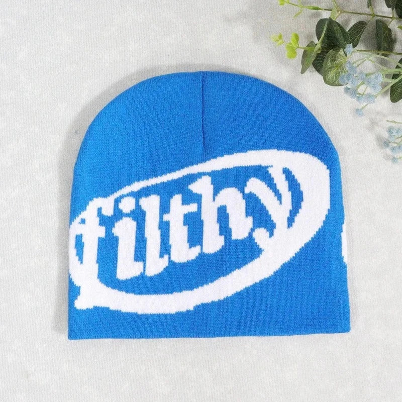 Aesthetic Wool Knit Filthy Beanie Hat