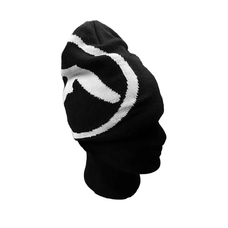 Y2K Knitted Beanies - Aphex Twin Streetwear