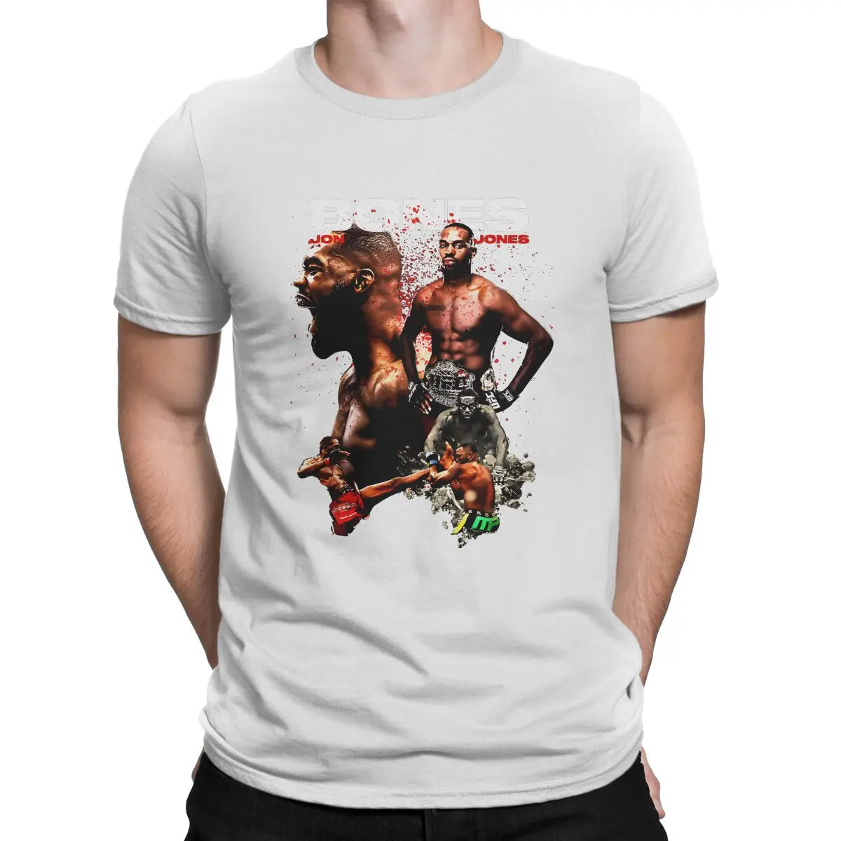 UFC Jon Jones T Shirt - Bones 100% Cotton