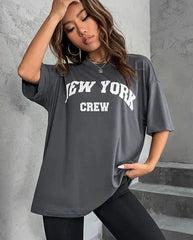 New York T Shirt Oversized - Urban Fashion Statement for Women