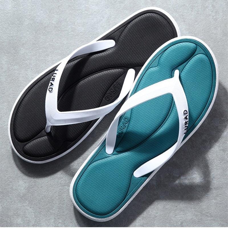 3D Memory Foam Flip Flops for Men