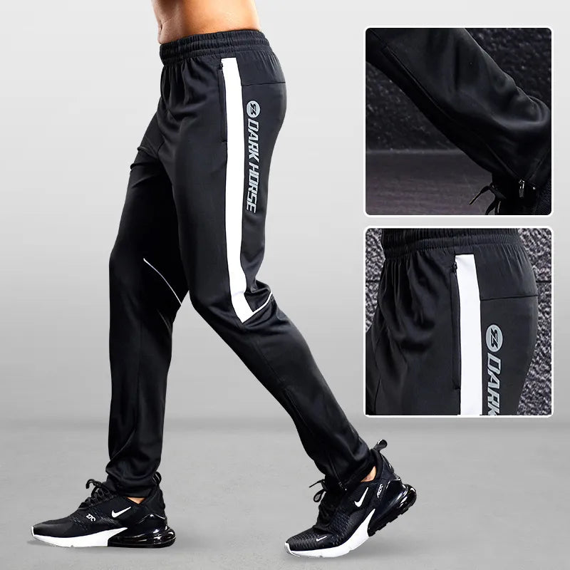 Men's Zipper Pocket Sport Pants: Running and Fitness