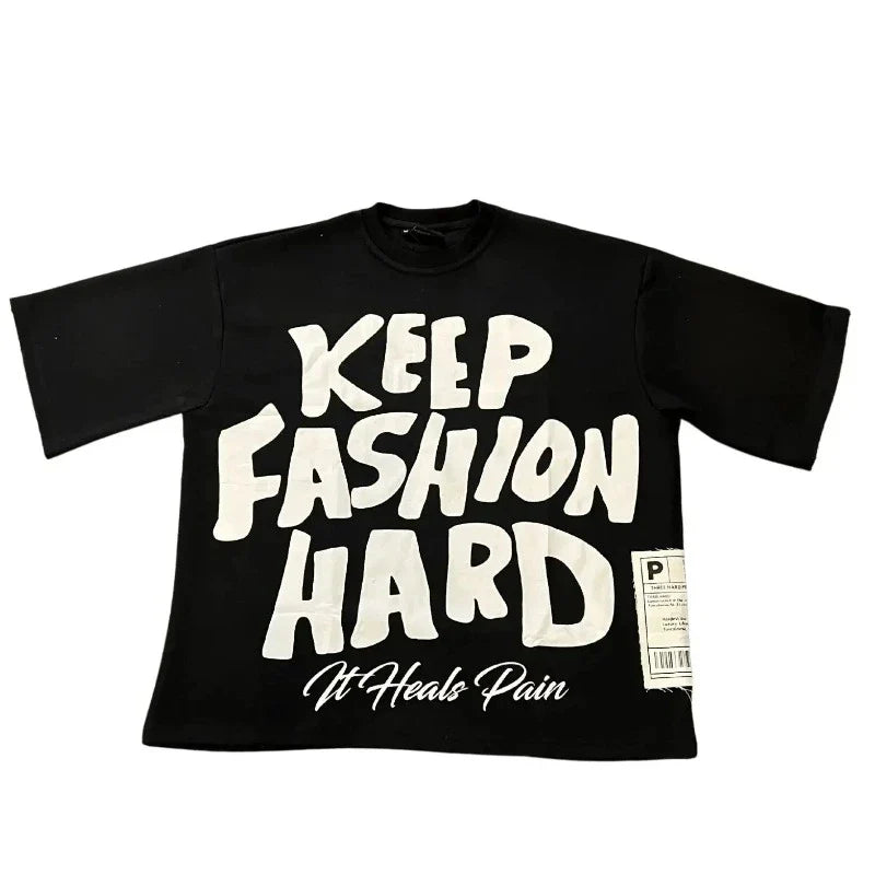 Oversized Graphic T Shirts - Keep Fashion Hard