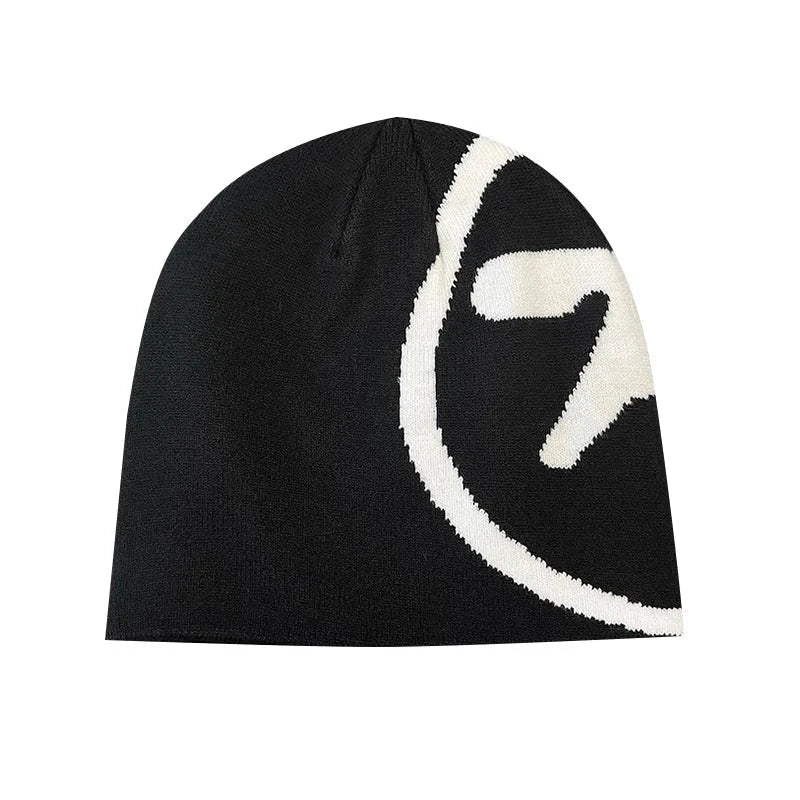 Y2K Knitted Beanies - Aphex Twin Streetwear