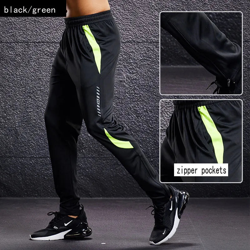 Men's Zipper Pocket Sport Pants: Running and Fitness