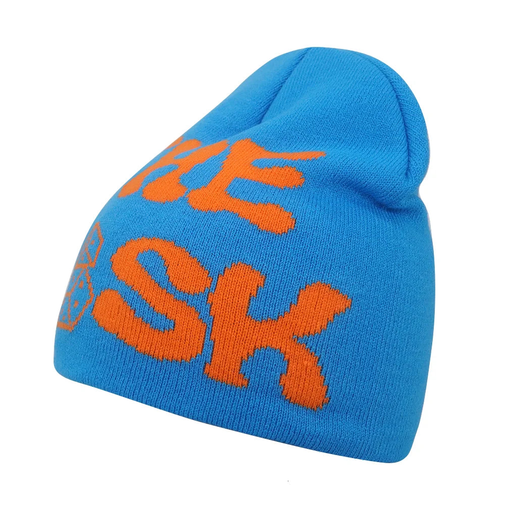 Kanye Letter Knitted Beanie: Unisex Hip Hop Hat