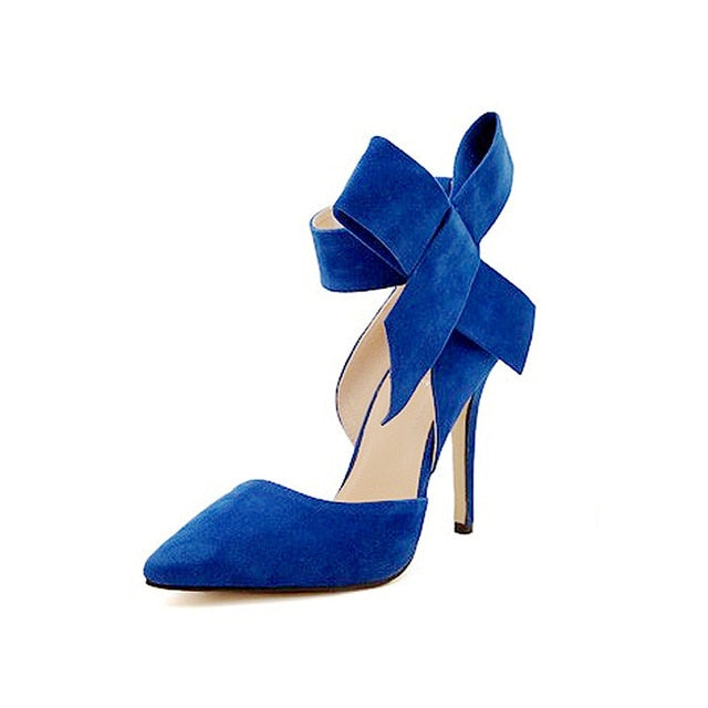 Big Bow Stiletto High Heels Pumps