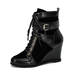 Wedge Heel Ankle Boots